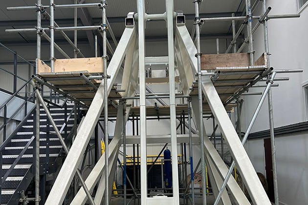 how long does it take to put up industrial scaffolding?