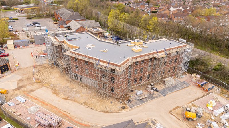 Scaffold for Medical Centre