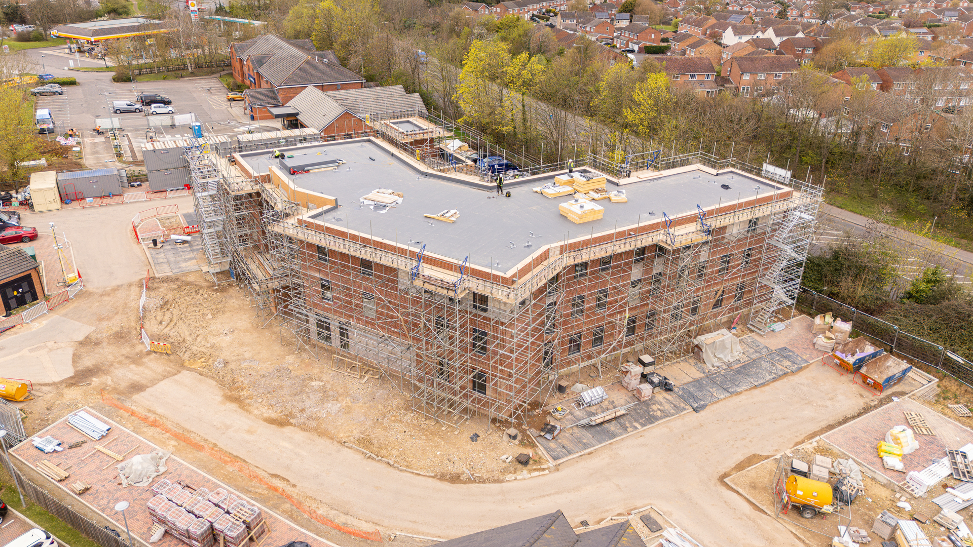Scaffold for Medical Centre